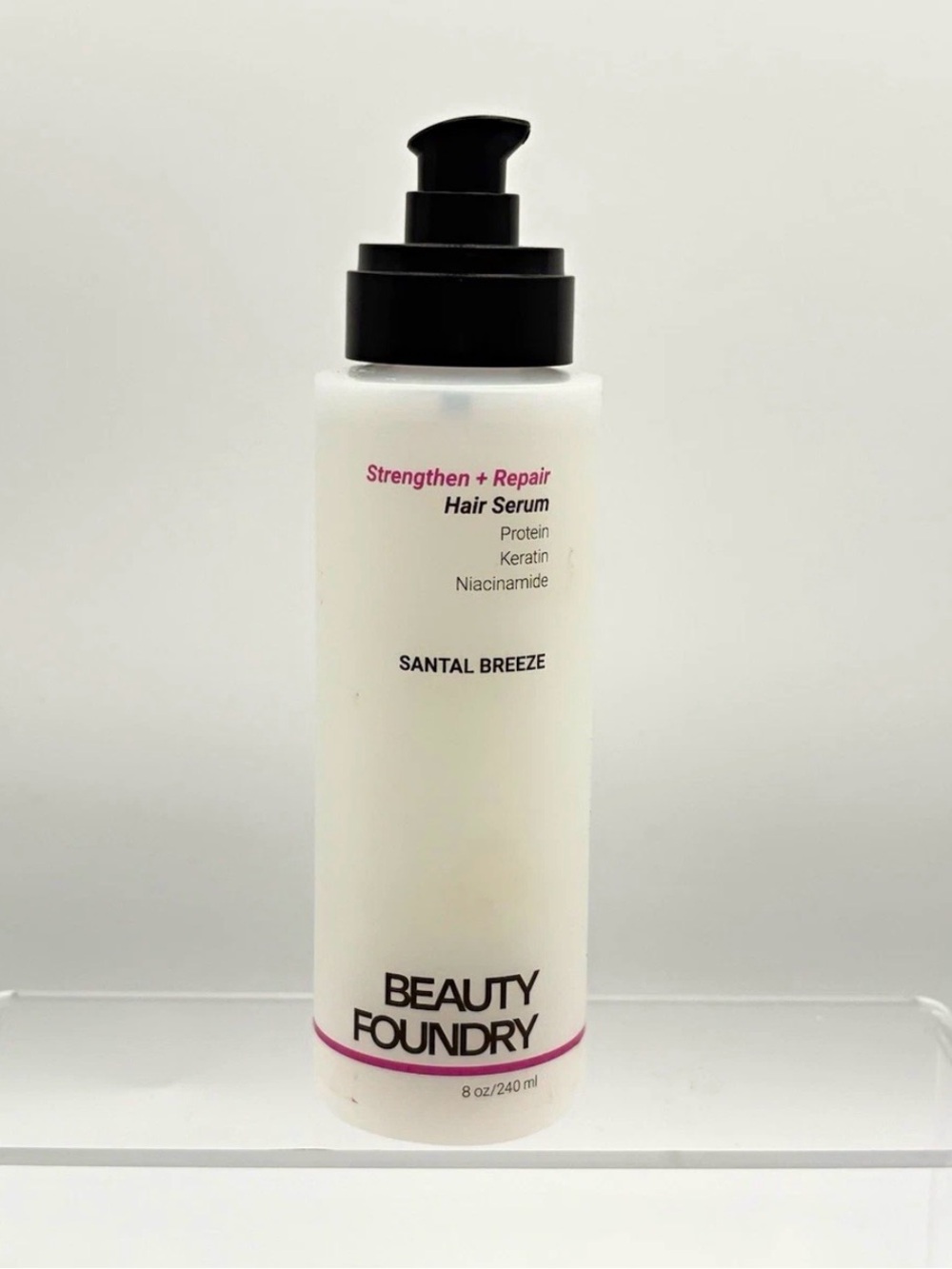 Beauty Foundry Strengthen + Repair Hair Serum – White (Santal Breeze)